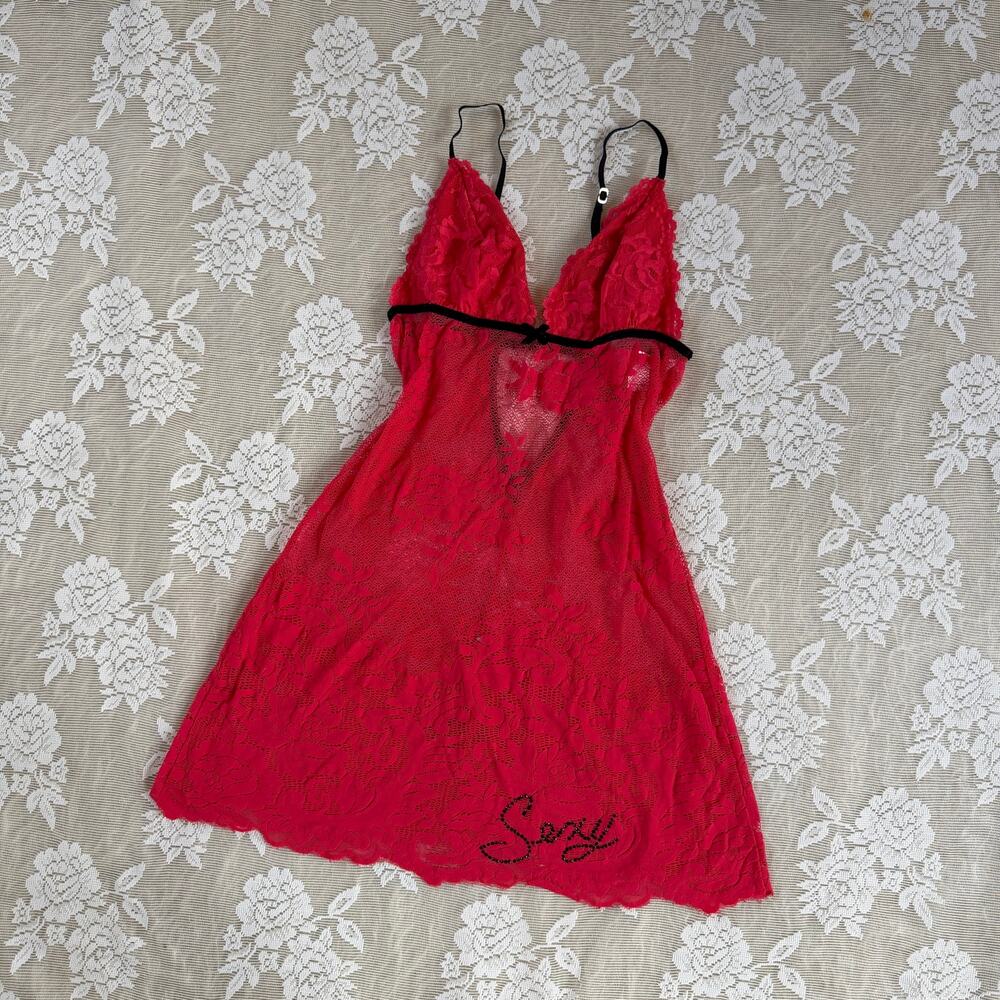 Vintage Y2K Victoria’s Secret Sexy Little Things Lace Slip Dress Size S